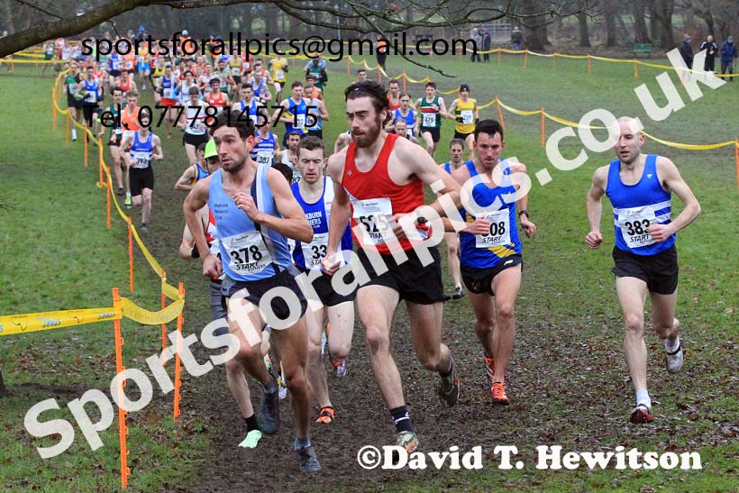 Senior Mens 2023 Northern Cross Country Champs., Witton Park, Blackburn. Photo: David T. Hewitson/Sports for All Pics